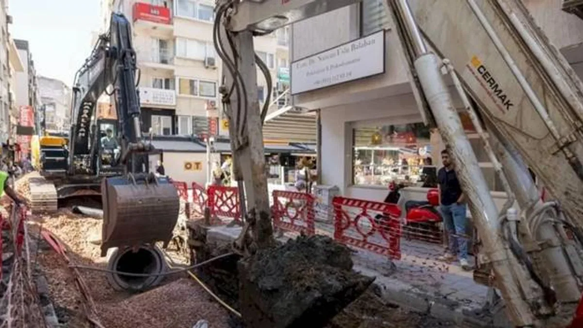 İzmir Alsancak’ta yağmur suları artık doğrudan denize ulaşacak