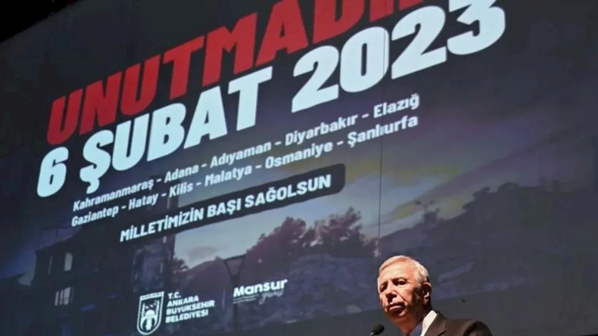 6 Şubat depremleri Ankara’da anıldı