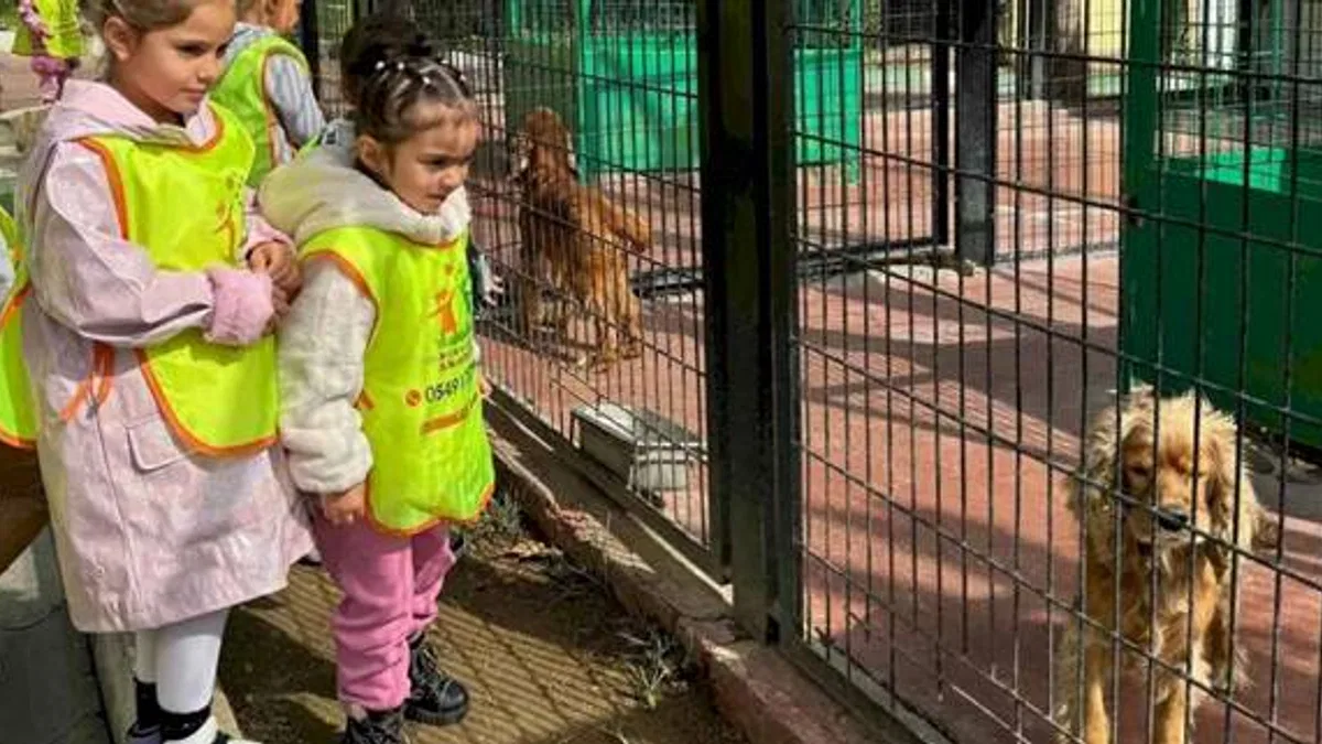 Osmangazi'de küçük hayvanseverlerden can dostlarına ziyaret