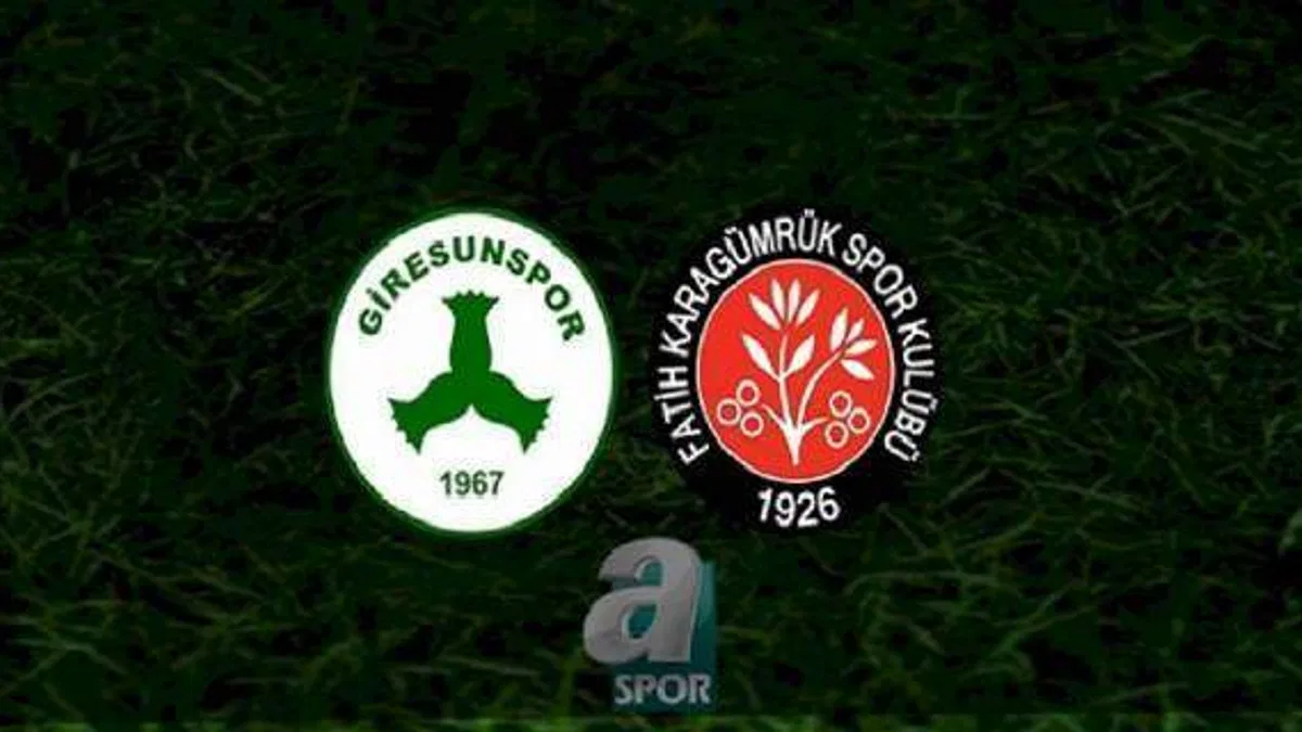 Giresunspor - Fatih Karagümrük maçı ne zaman, saat kaçta ve hangi kanalda? | Spor Toto Süper Lig