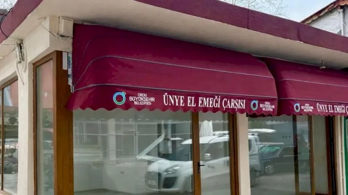 Ordu'da El Emeği Çarşısı modern hale getirildi
