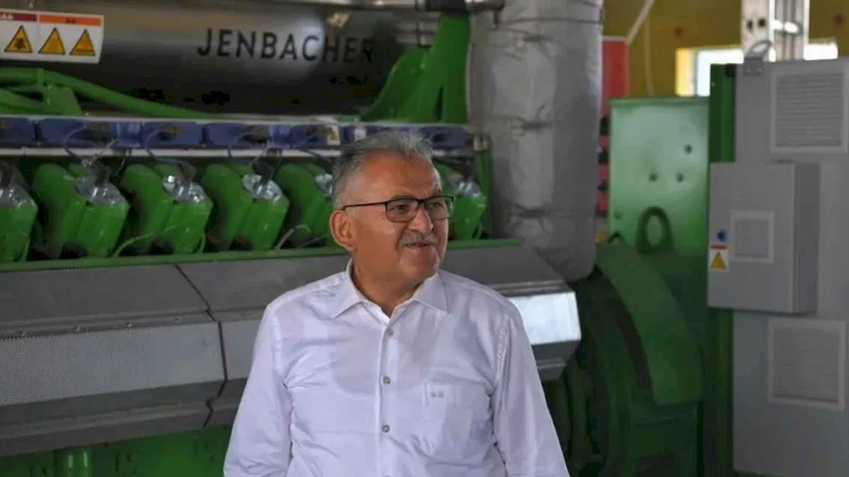 Kayseri Biyogaz Tesisi 5 bin 300 haneye elektrik