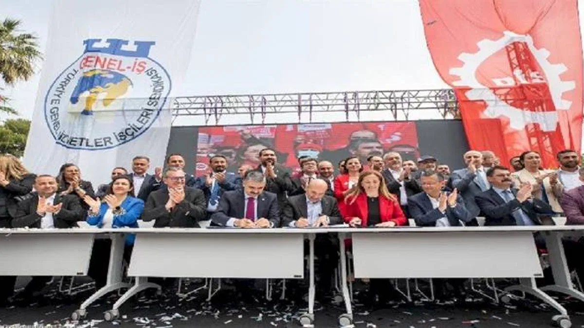 18 bin işçi toplu sözleşmeyi bayram havasında kutladı