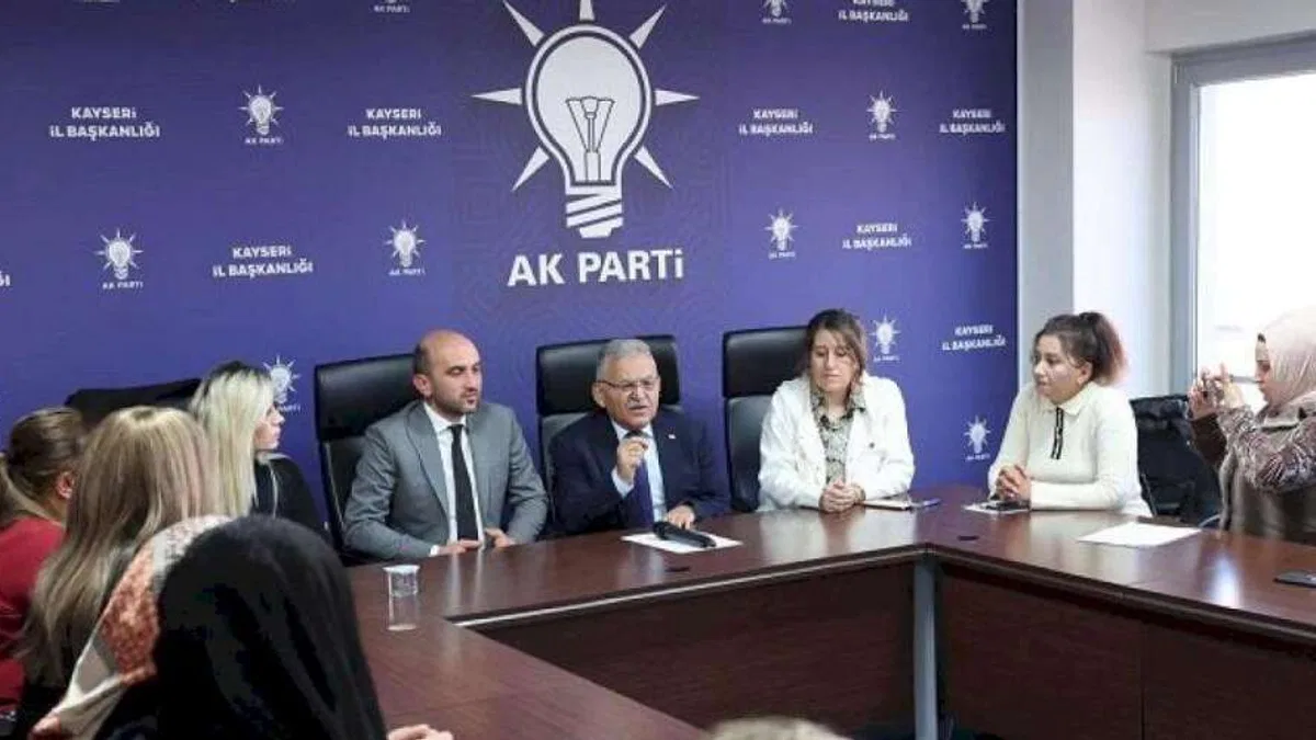AK Parti Kayseri Melikgazi'ye hayırlı olsun ziyareti