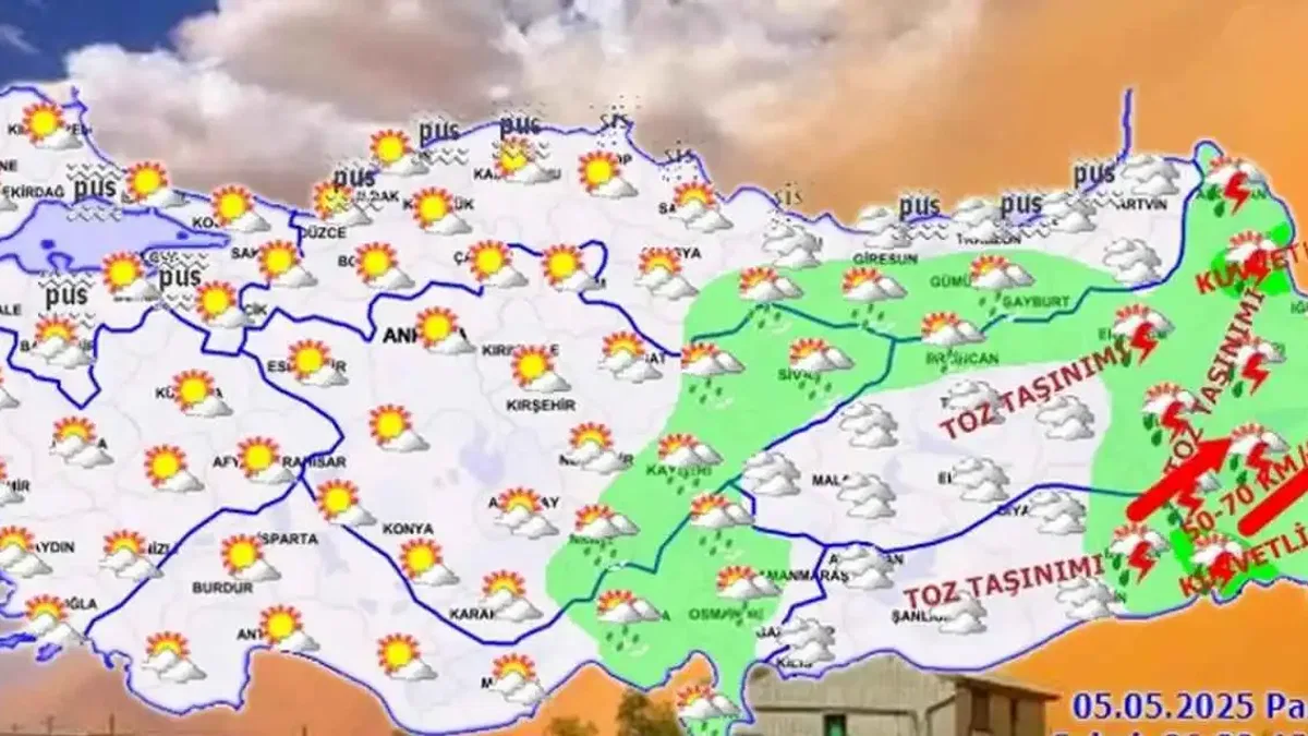 Doğu ve Güneydoğu'ya toz taşınımı uyarısı!