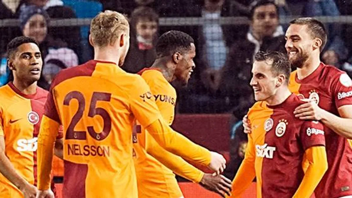 Trabzonspor 1-5 Galatasaray (Maç Sonucu) Cimbom'dan farklı galibiyet!
