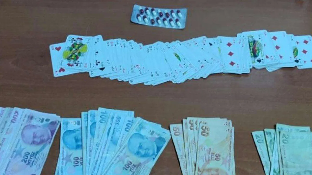 Keşan'da kumar baskını