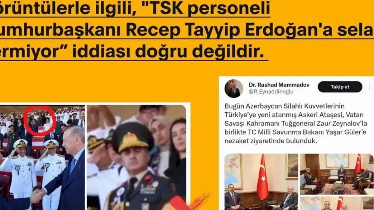 İletişim: TSK personeli değil Azerbaycan Askeri Ateşesidir