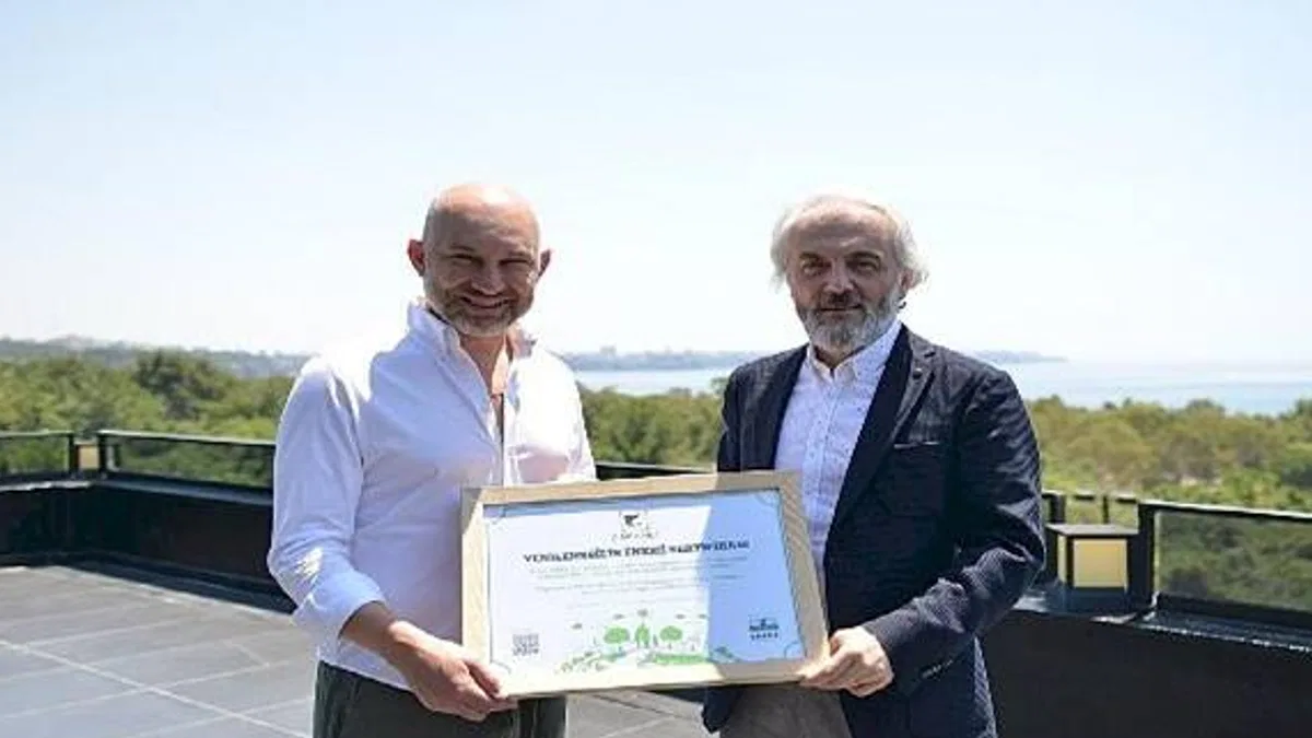CK Enerji Akdeniz Elektrik'ten '7 Mehmet'e yeşil enerji sertifikası