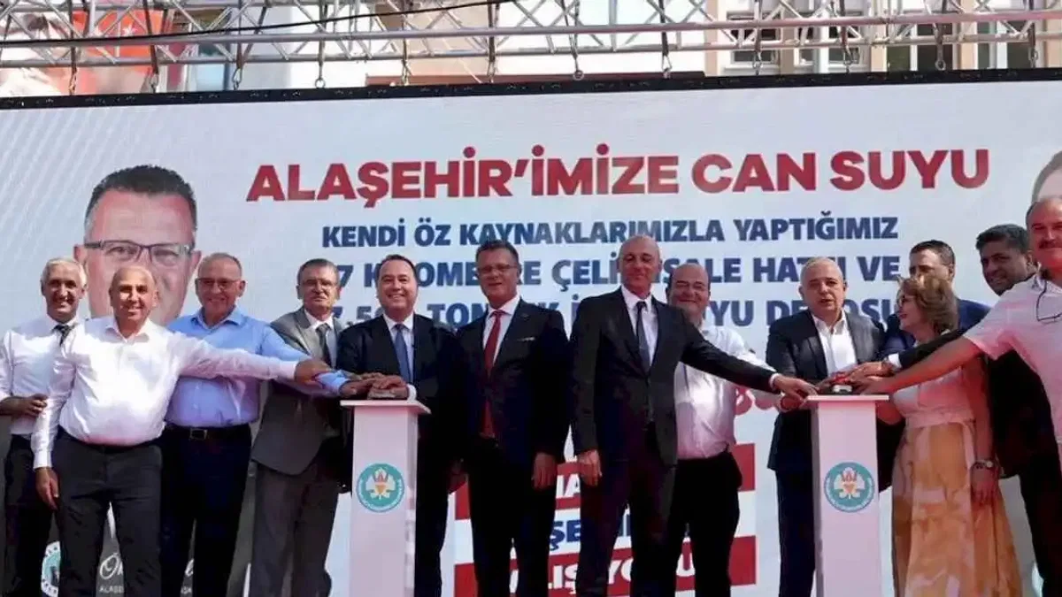 Manisa Alaşehir’in 20 yıllık su sorunu tarihe karıştı