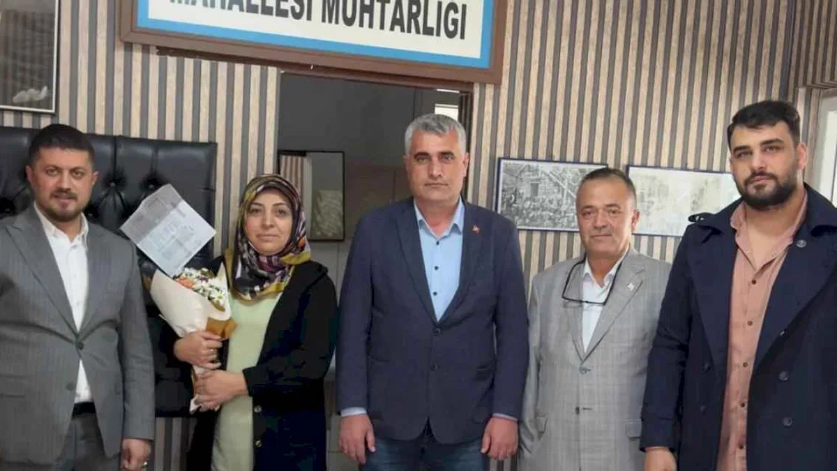 MHP Onikişubat’tan ilçenin kadın muhtarlarına ziyaret