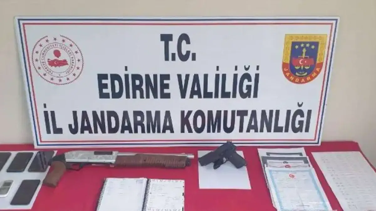 Keşan’da tefecilik operasyonunda 6 gözaltı