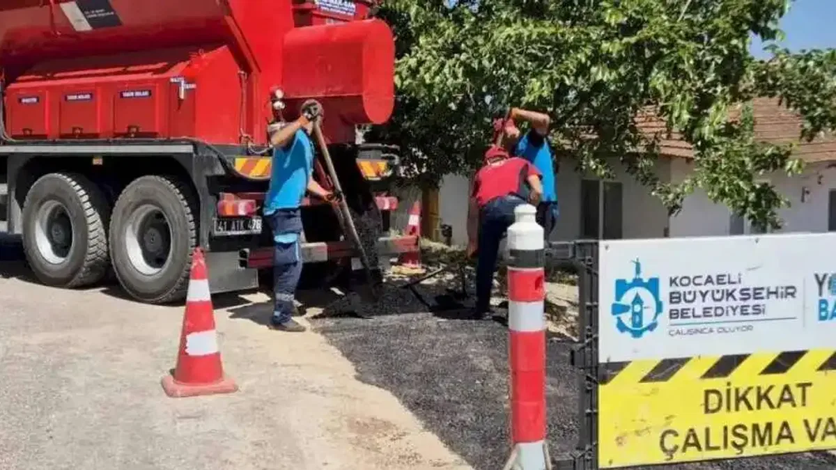 Kocaeli'de güvenli ve konforlu yollar için hızlı müdahale