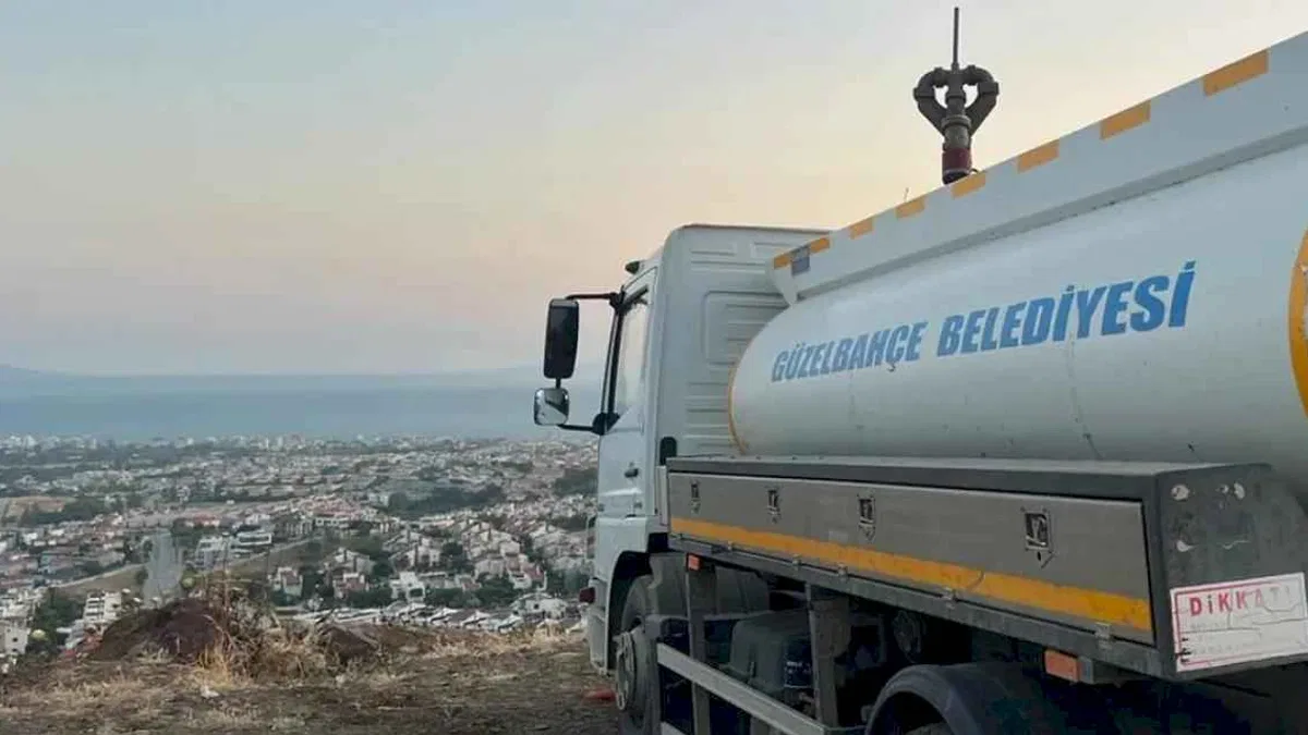İzmir Güzelbahçe Belediyesi 7/24 yangın teyakkuzunda