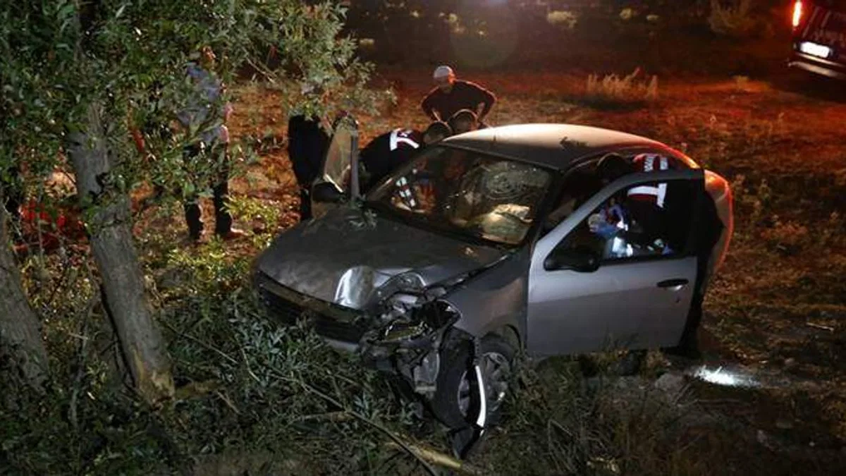 Sivas'ta ağaca çarpan otomobilin sürücüsü hayatını kaybetti