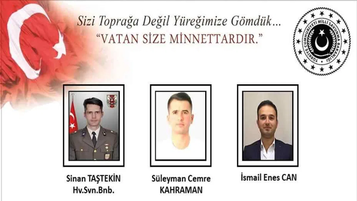 Cumhurbaşkanı Erdoğan’dan helikopter kazasındaki şehitlere taziye mesajı