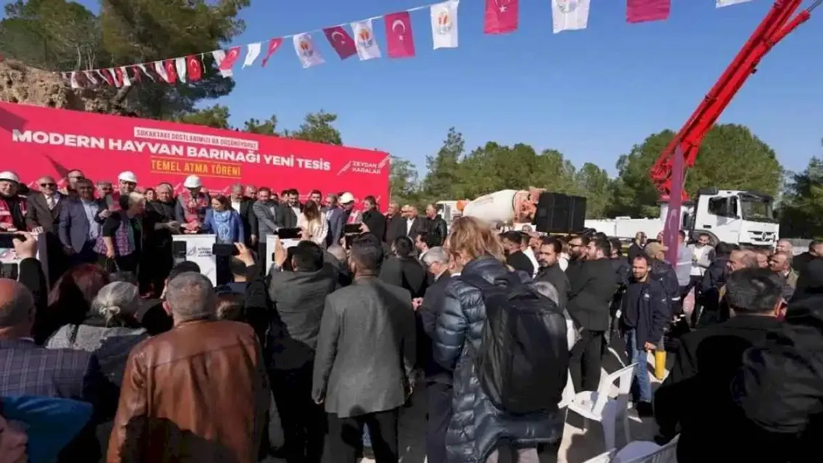 Adana'da modern hayvan barınağı ek yeni tesis’in temeli atıldı