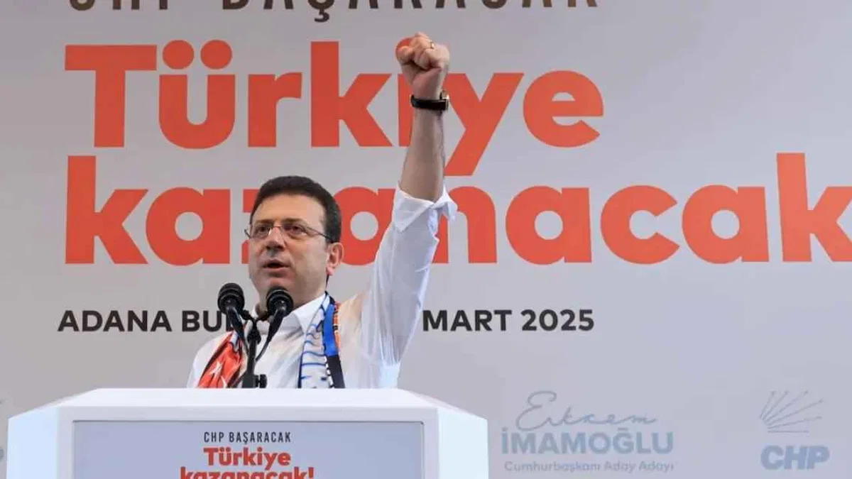 İmamoğlu büyük yolculukta Adana'da