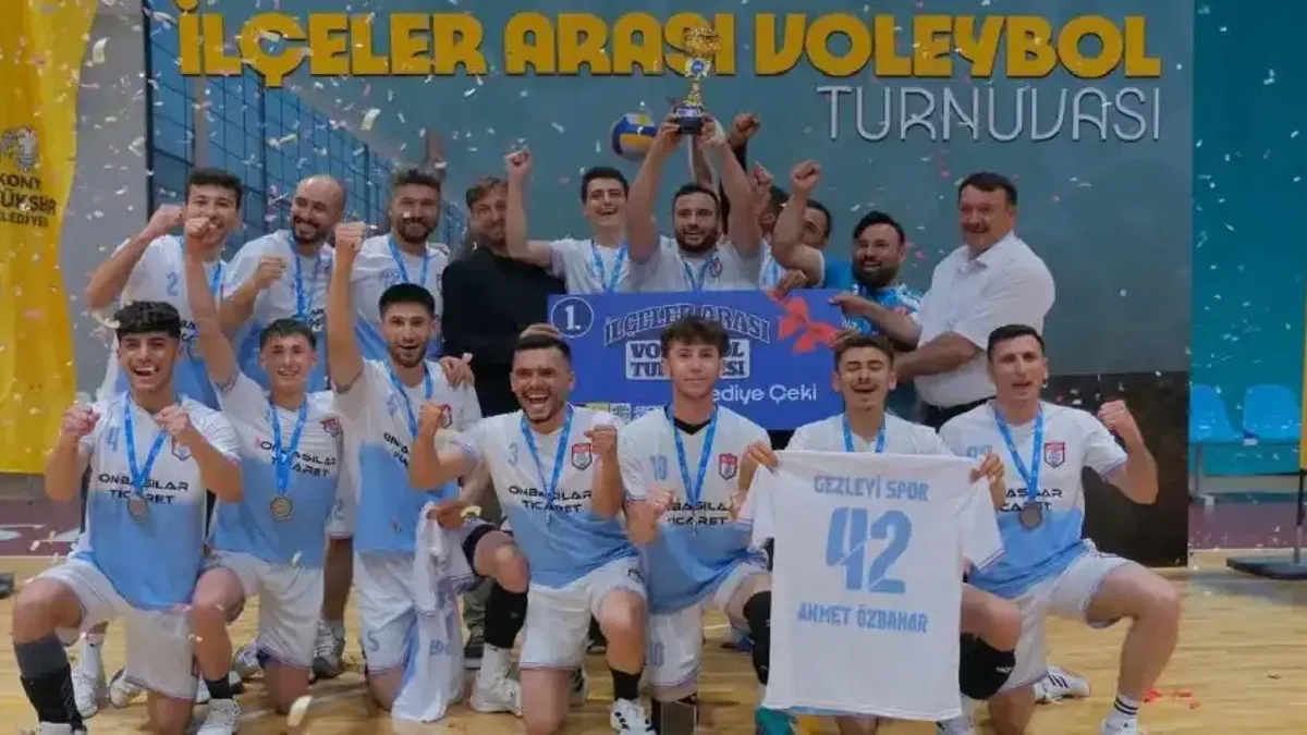 Konya’da voleybolun şampiyonu Hadim