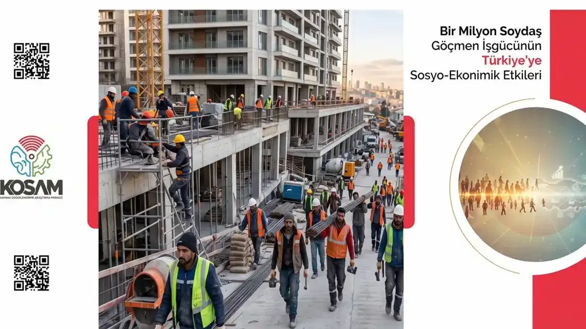 KOSAM'dan Türkiye'nin Geleceğine Yön Verecek Rapor: Türkiye'nin İlave 1 Milyon İşgücüne İhtiyacı Var