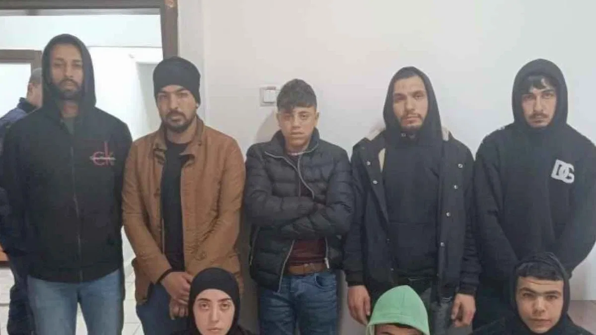 Edirne'de 11 göçmen yakalandı