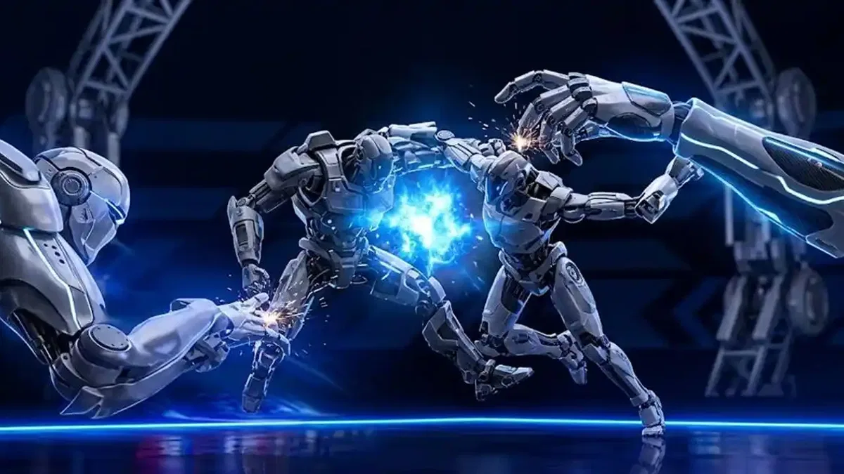 Riyad'da Orta Doğu'nun ilk insansı robot dövüşü gerçekleşti!