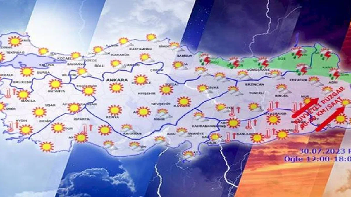 Yurtta bugün hava nasıl olacak? Doğu Karadeniz kıyıları dikkat!