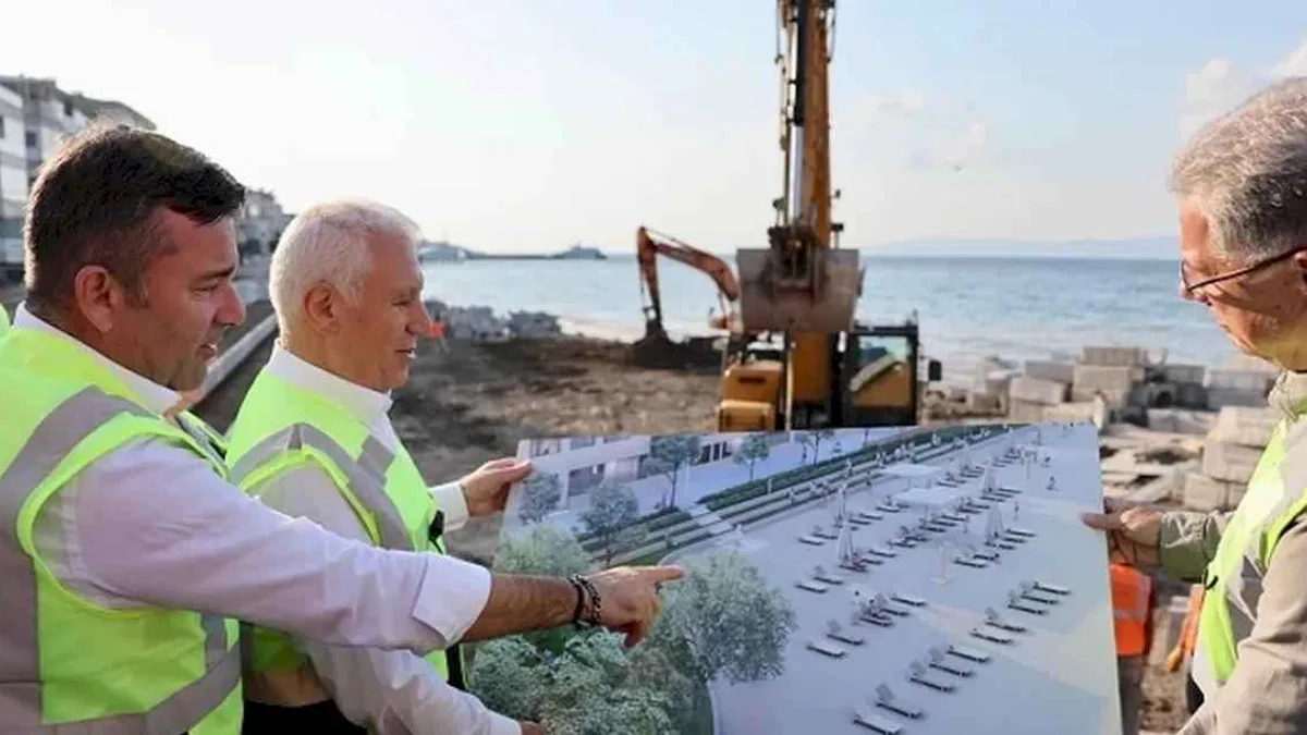 Mudanya’nın vitrini Bursa Büyükşehir’le yenileniyor