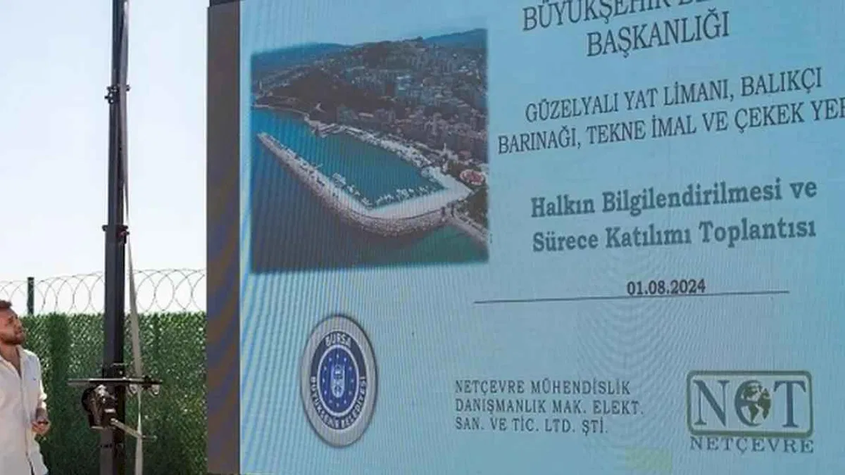 Mudanya'da 'Güzelyalı Marina' ortak akılla şekillenecek