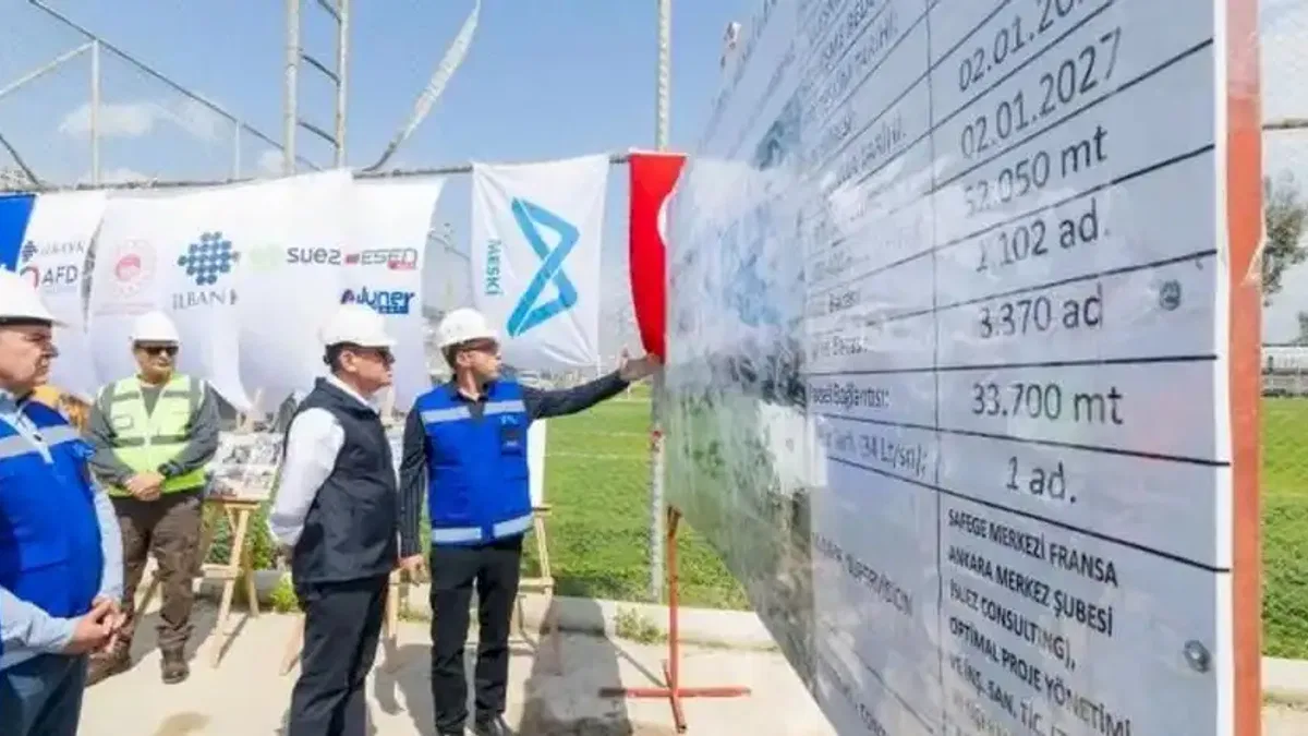 Mersin’de 55 kilometrelik kanalizasyon projesi yüzde 75 tamamlandı