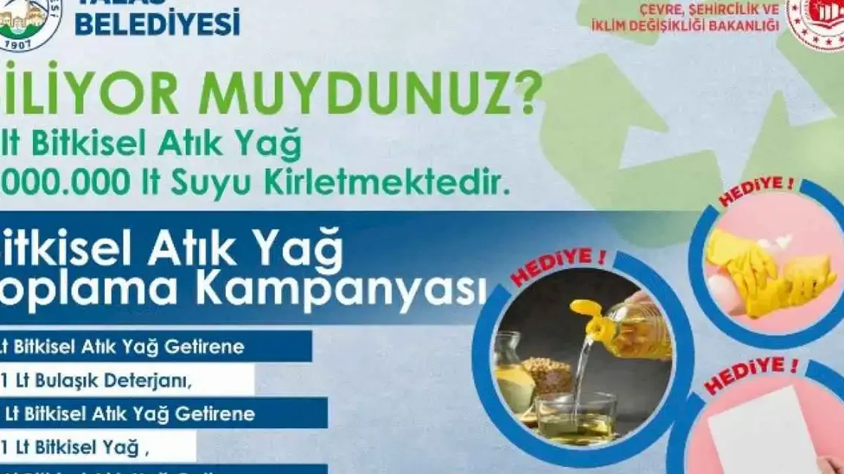 Çevre Günü’nde Talas’ta anlamlı kampanya