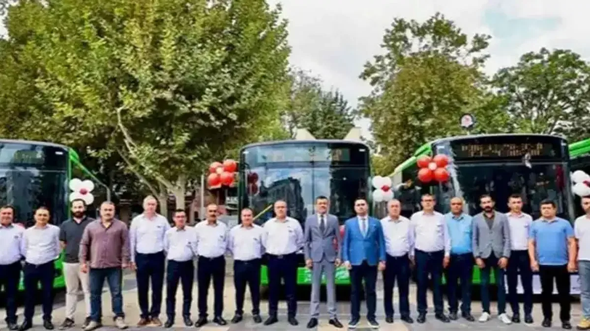 Denizli'de toplu ulaşım filosuna 30 yeni otobüs