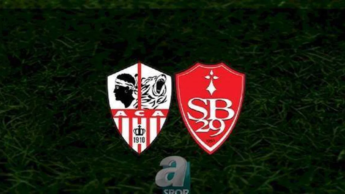 Ajaccio - Brest maçı ne zaman, saat kaçta ve hangi kanalda? | Fransa Ligue 1
