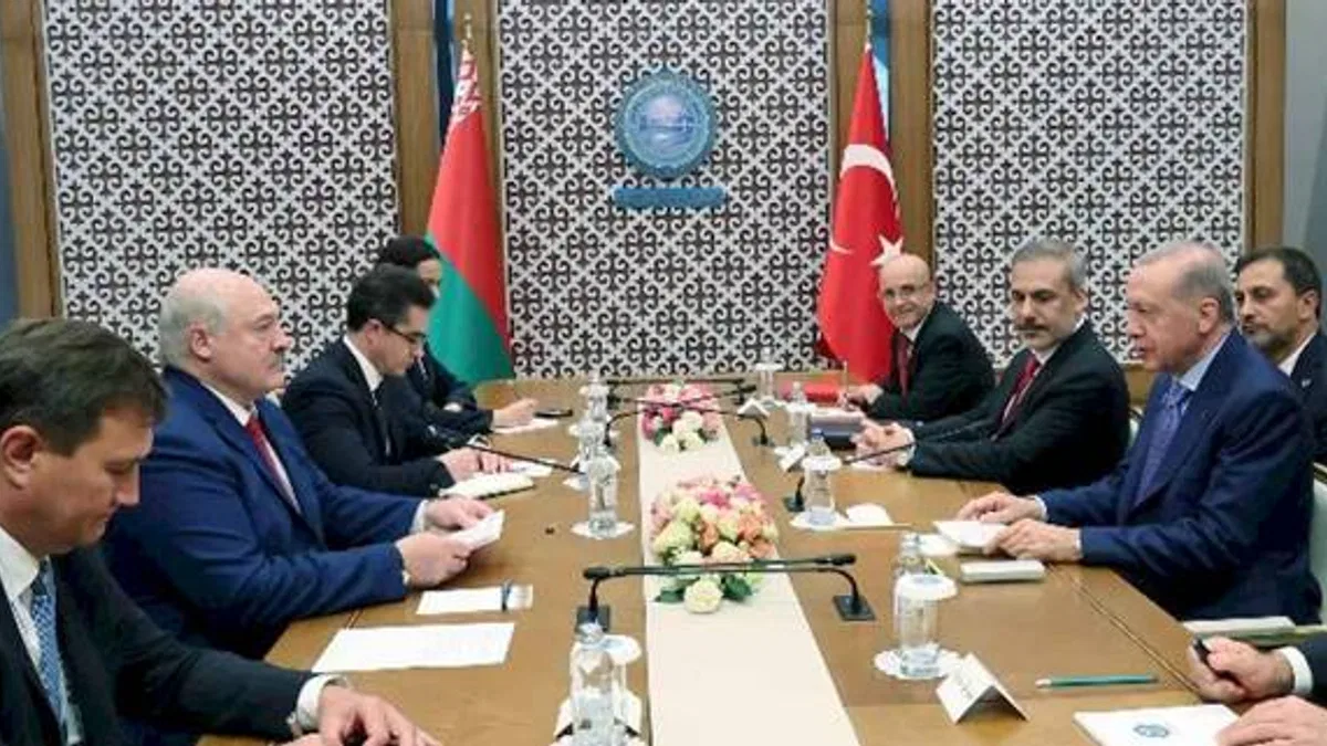 Cumhurbaşkanı Erdoğan, Lukaşenko ile buluştu