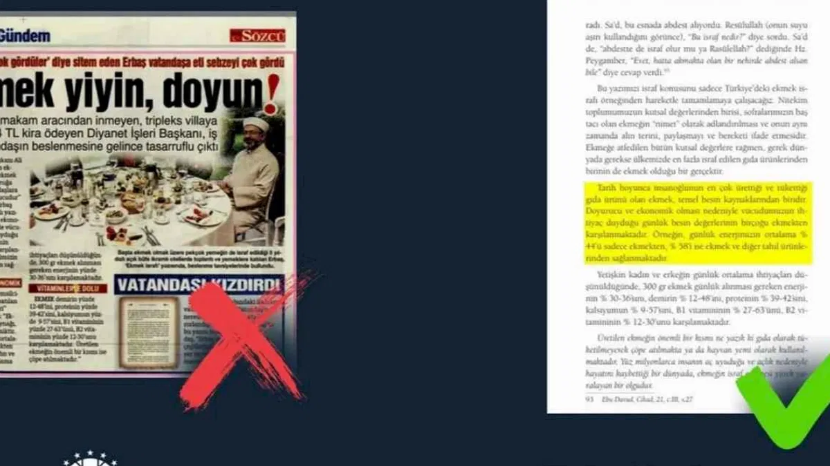 Ali Erbaş'ın sözleri çarpıtıldı... Açıklama İletişim'den geldi