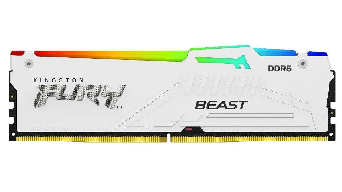 Kingston FURY DDR5 Serisine Beyaz Renk Seçeneği Geldi