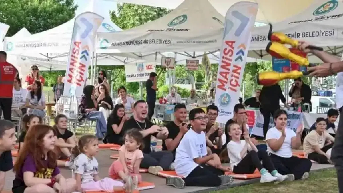 Manisa'da engelliler için eğlenceli etkinlik