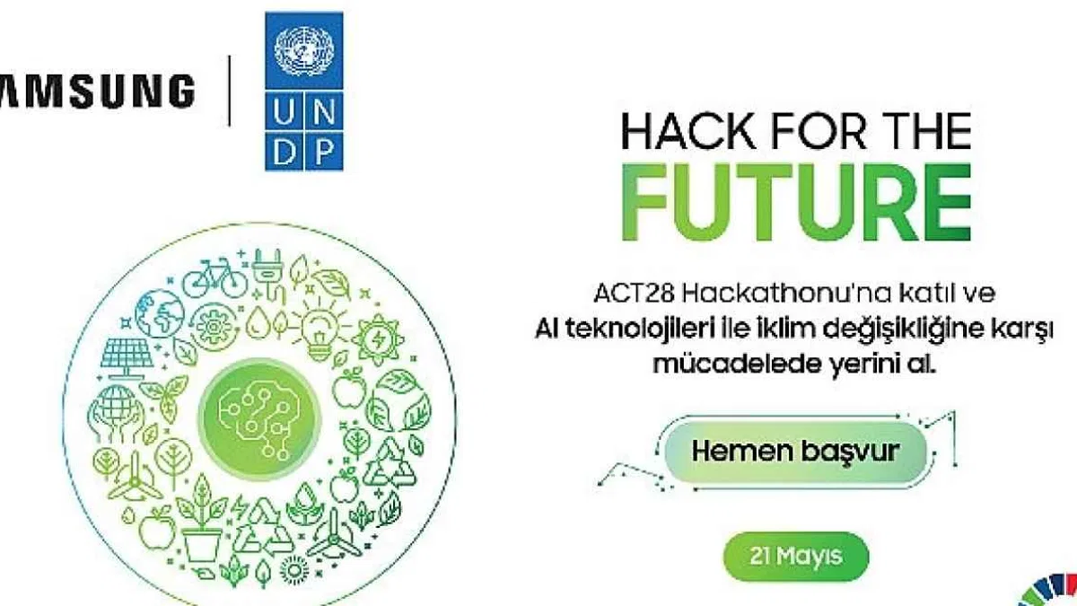 'İklim için Yapay Zeka Hackathonu'na başvuru için yarın son gün!