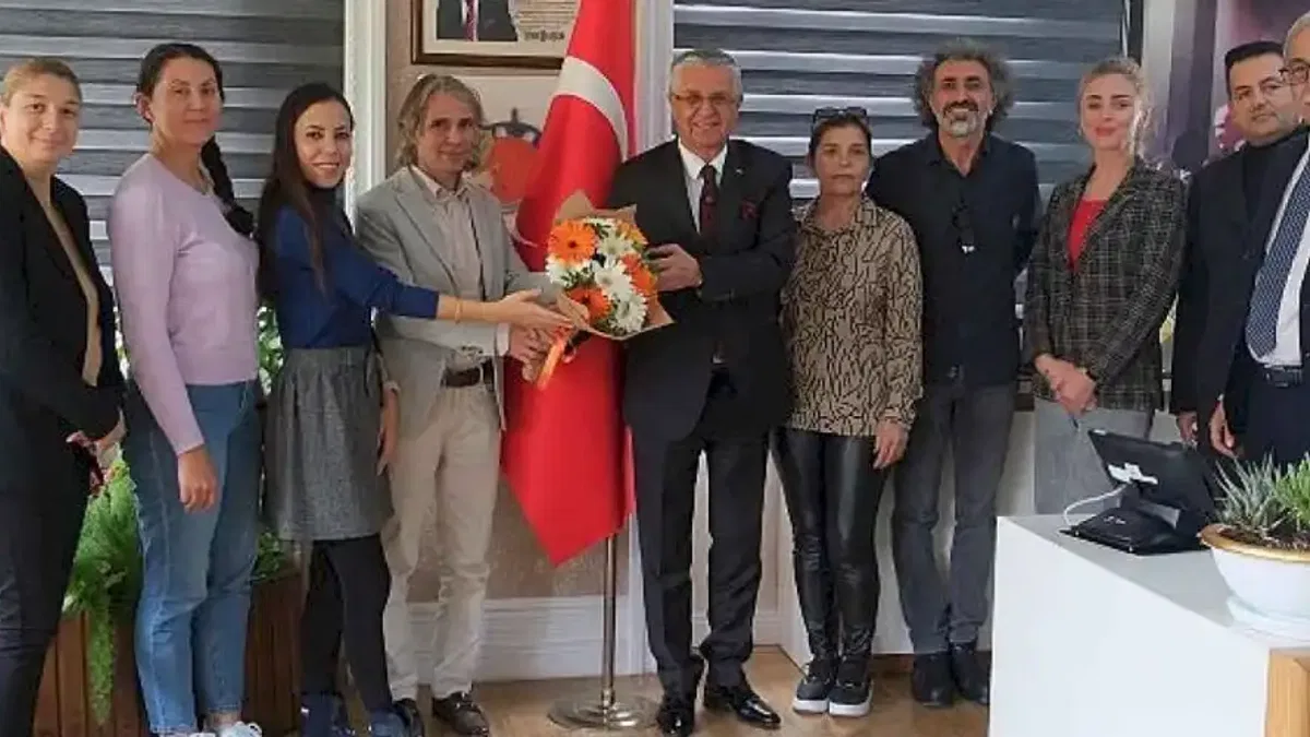 Okul aile birliğinden Başkan Topaloğlu'na ziyaret