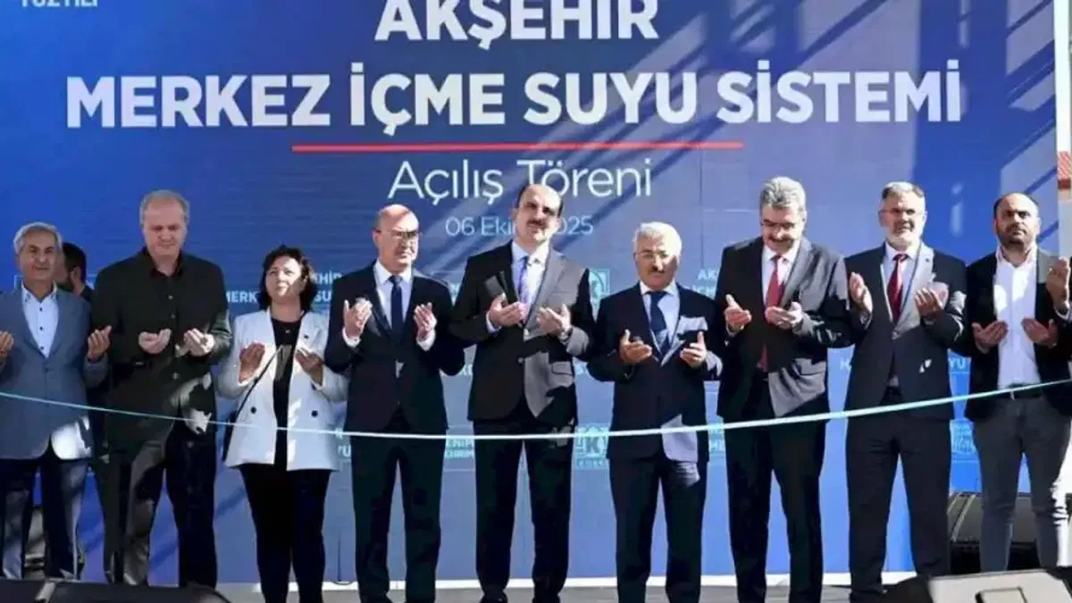 Konya Akşehir'in içme suyu sorununa 223 milyon TL'lik köklü çözüm