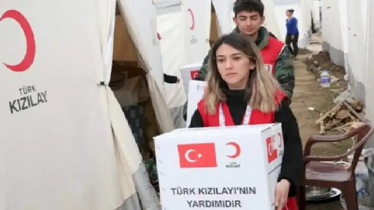 Kızılay hijyen malzemeleri dağıtımlarına ağırlık veriyor