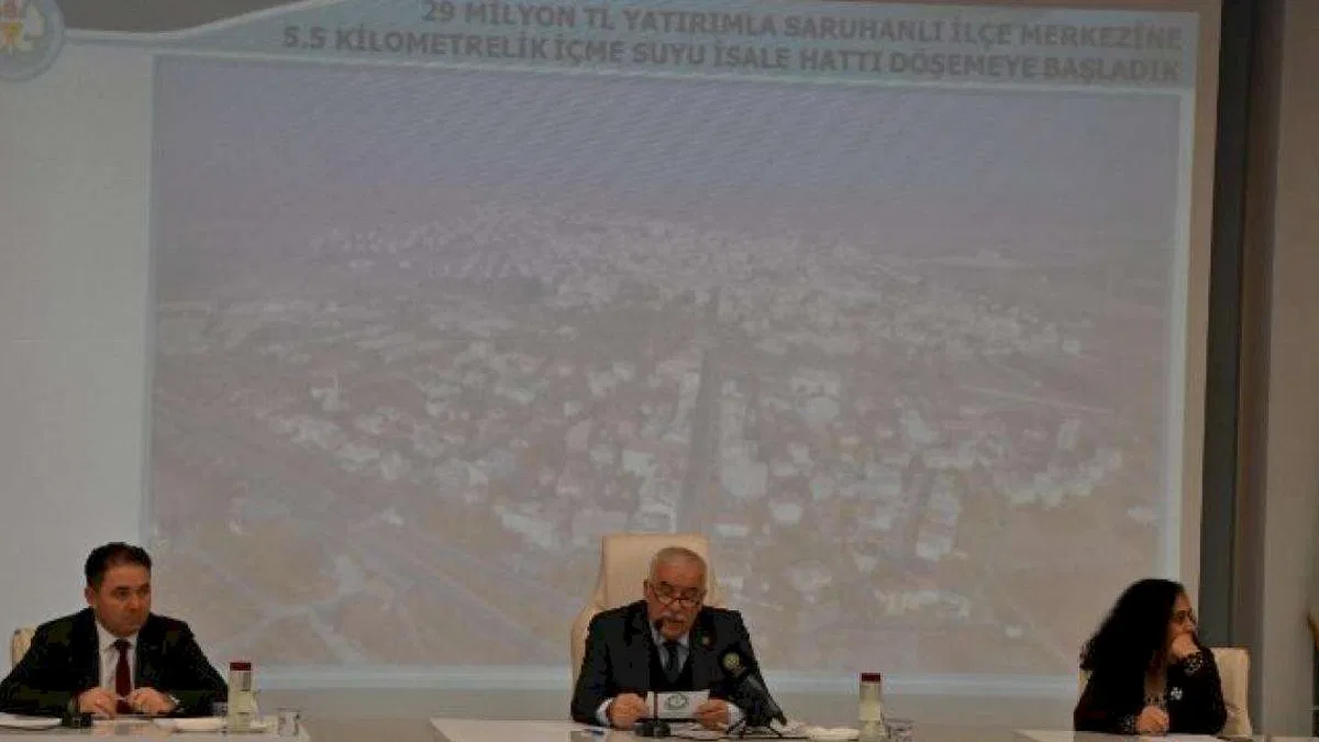 Saruhanlı’ya 29 Milyon TL’lik içme suyu yatırımı