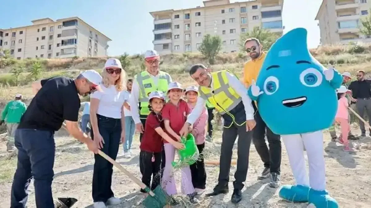 Denizli'de zeytin fidanları toprakla buluştu