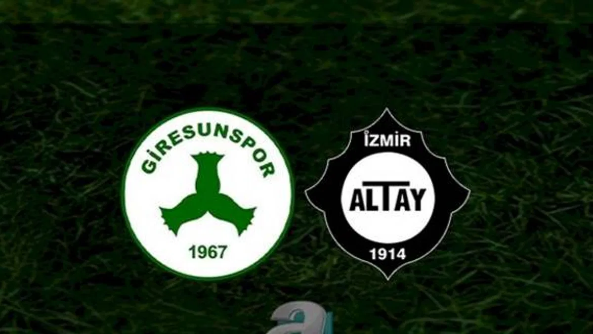 Giresunspor - Altay maçı ne zaman? Saat kaçta? Hangi kanalda? | Trendyol 1. Lig