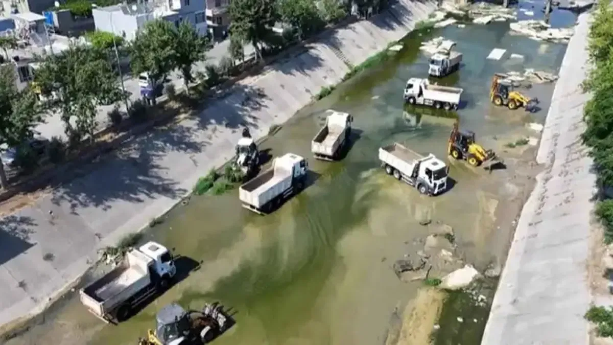 ASKİ'den Sarıçam Deresi’nde kapsamlı temizlik