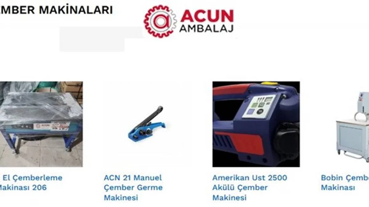 Çember Makinesi Nedir? Çember Paketleme Makinesi Ne İşe Yarar?