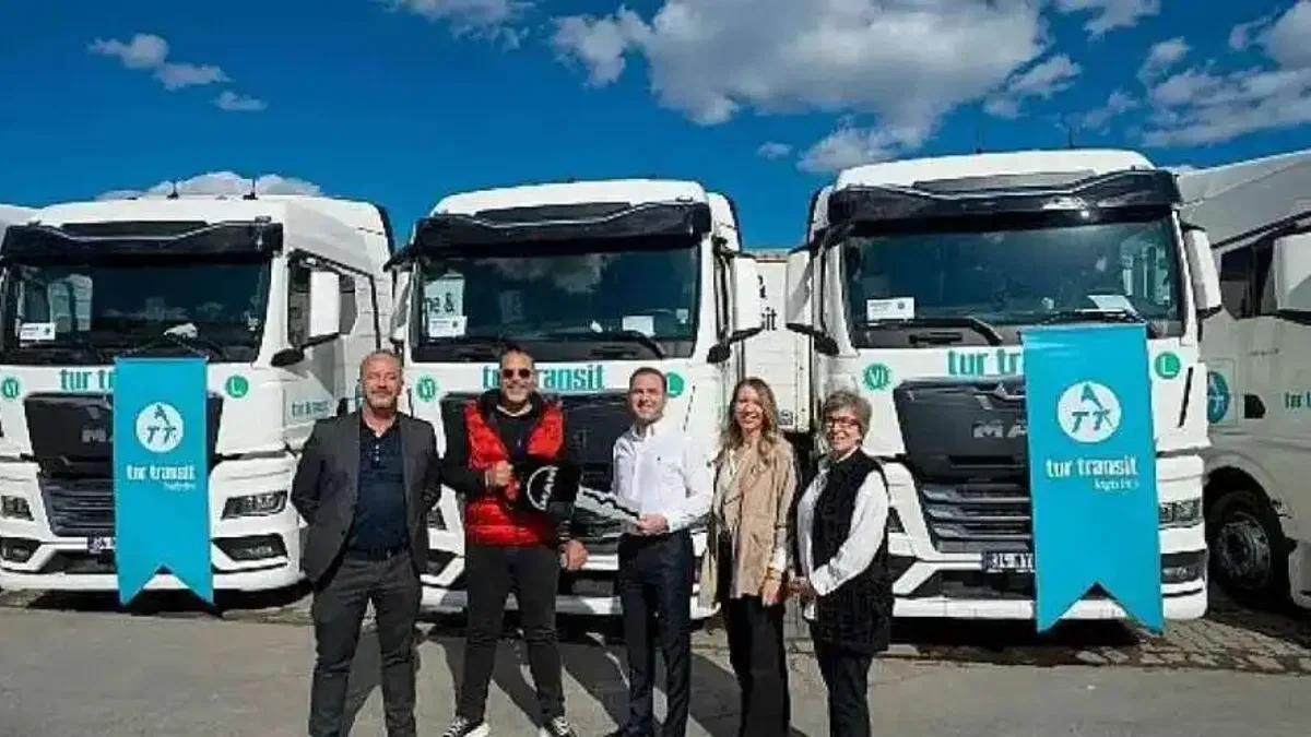 Tur Transit Lojistik, 45. yılını yeni MAN araç yatırımıyla taçlandırdı