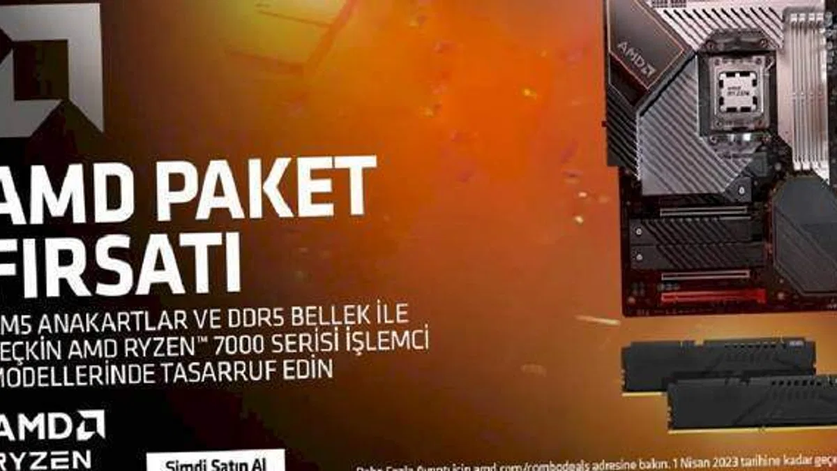 AMD Ryzen 7000 Paket Fırsatı Kampanyası Başladı