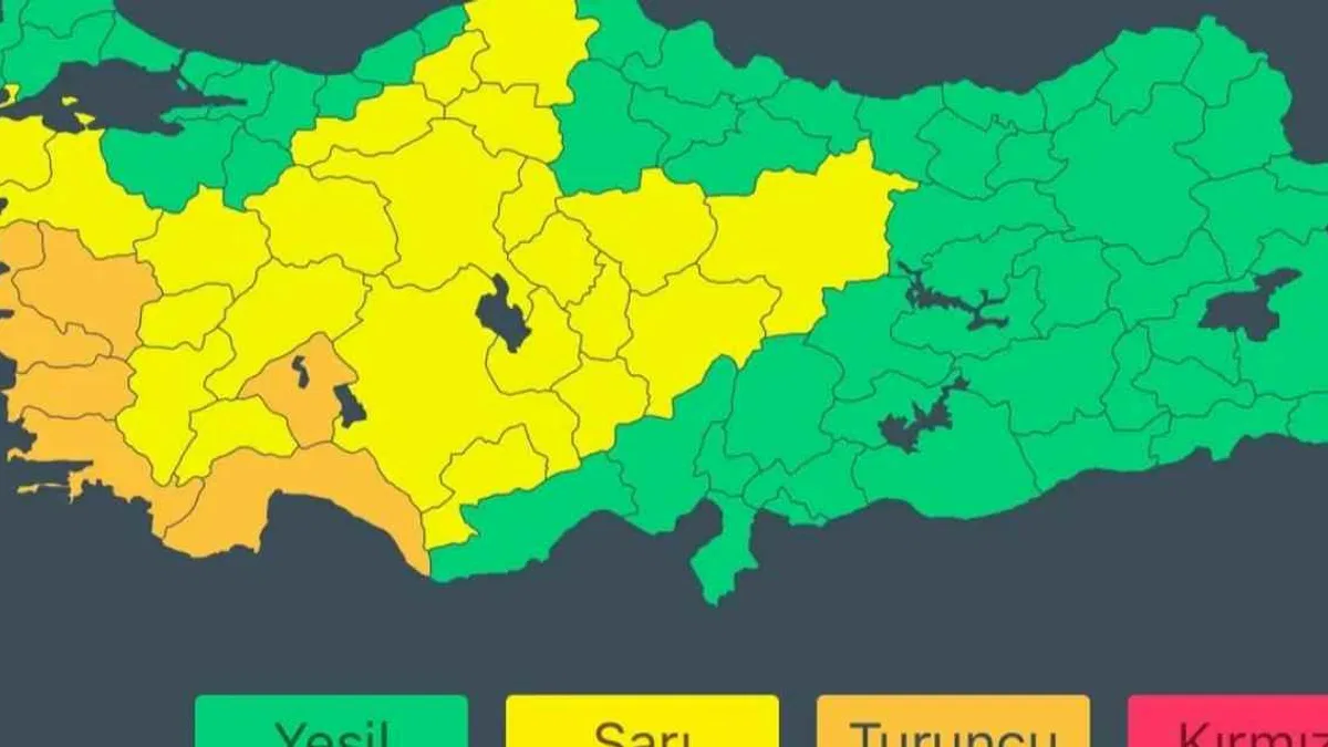6 ilde 'turuncu uyarı'sı İçişleri'nden geldi