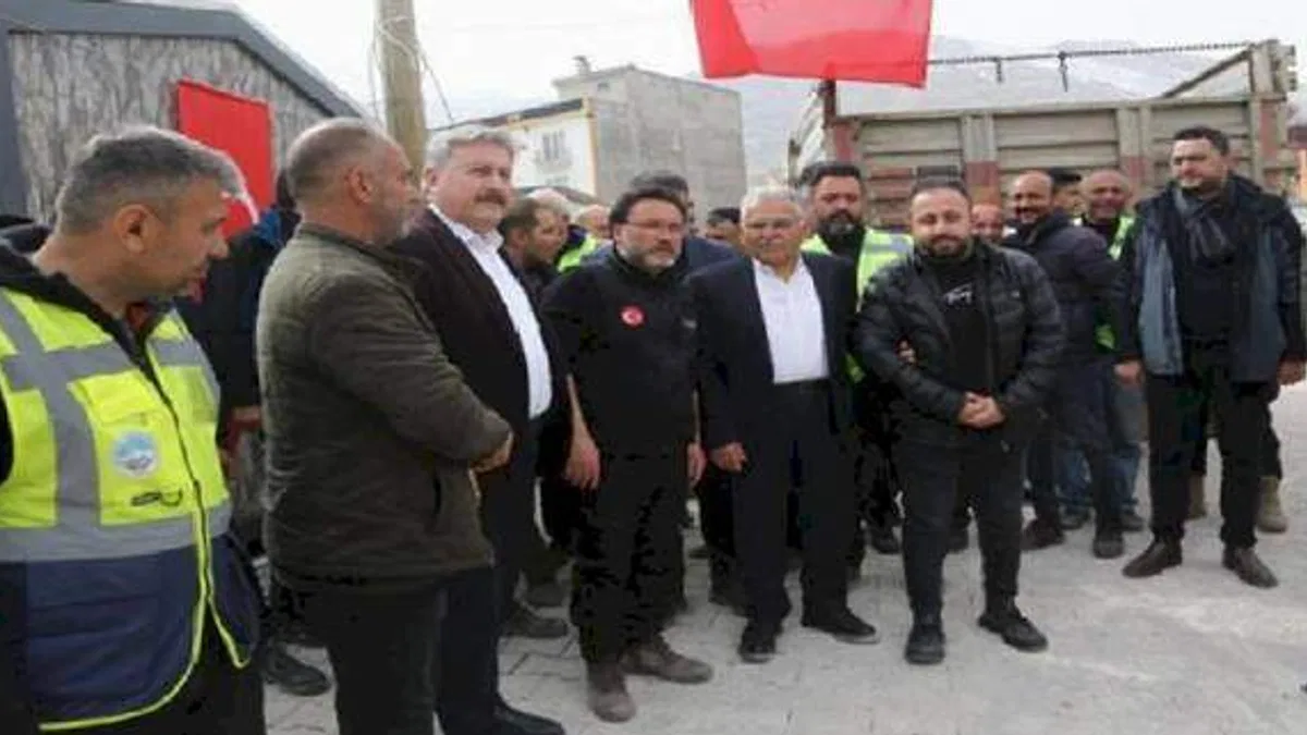 Kayseri protokolünden Konteyner Çarşı denetimi